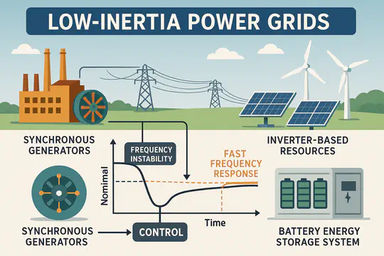 Low-inertia Grids